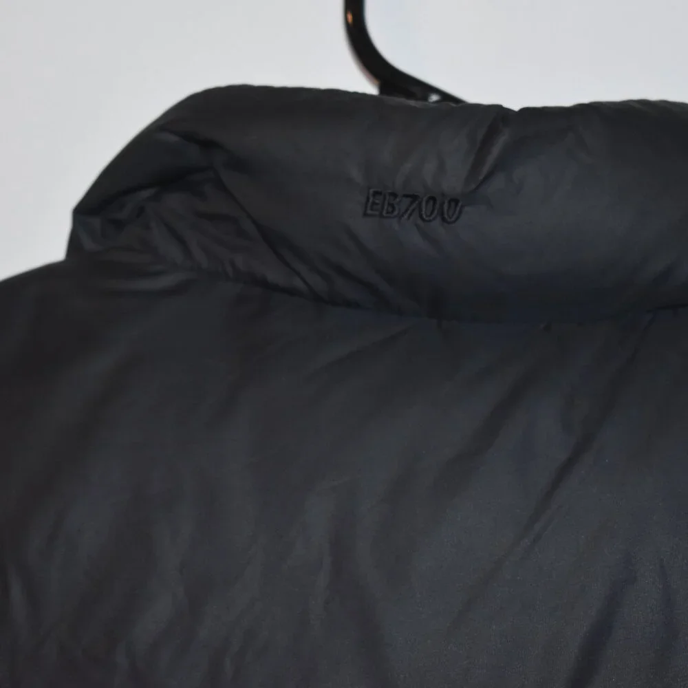 Eddie Bauer Men's Puffer Vest Goose Down Full Zip Pockets Black Size Large